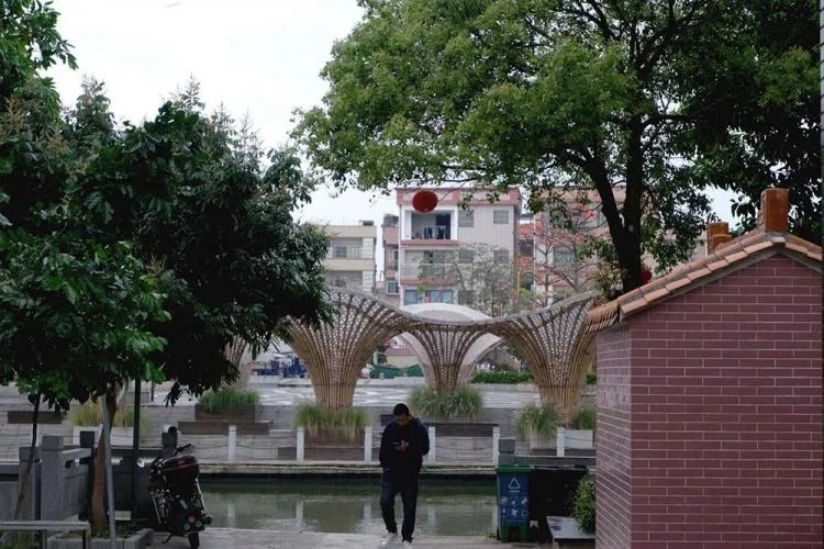 BIM Architecture | Huanglongbin Water Bamboo Corridor/Vertical Beam Society+School of Architecture, South China University of Technology