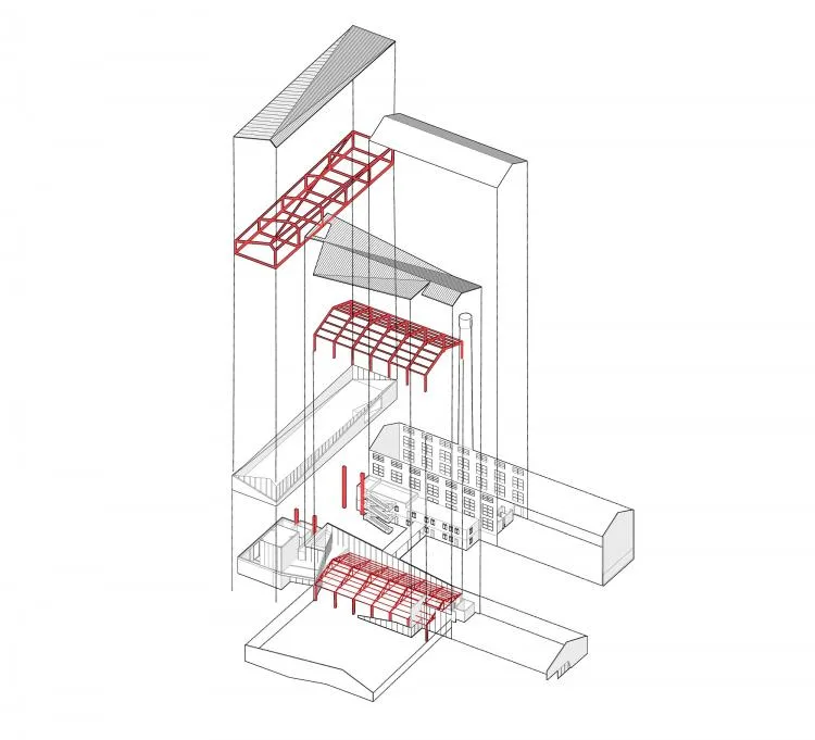BIM Architecture | Wuhan National Industrial Site Hanyang Iron Factory Renovation Pilot Zone Design: Rongchuang 1890 | Nissin Design