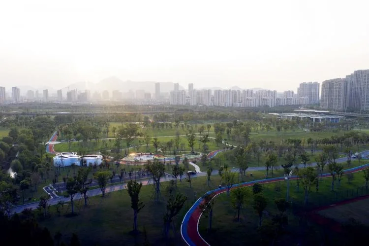 BIM Architecture | Rest Station/Landscape Design of Linping Sports Park