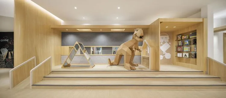 BIM Architecture | Guancui International Kindergarten, Open Children's Exploration Teaching Space/VMDPE Roundway Design