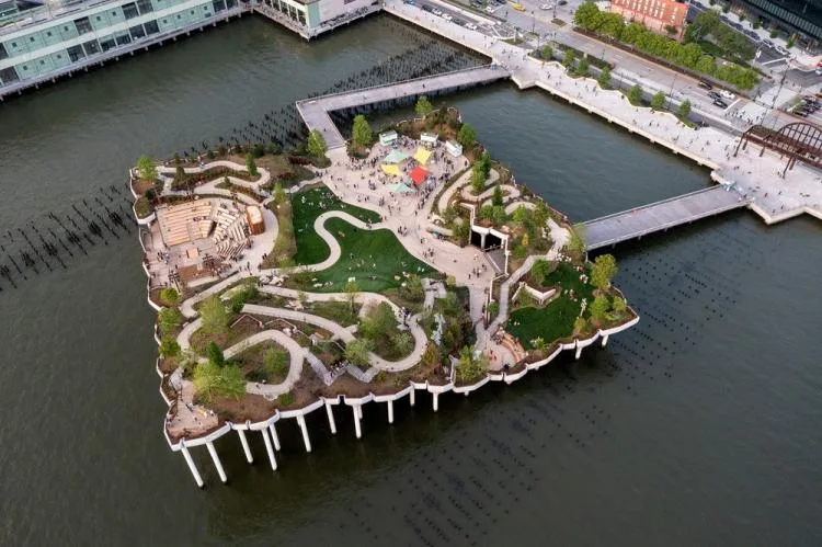 BIM Architecture | Genius Architect Heatherwick's New Work: Hudson River Island Park/Heatherwick Studio