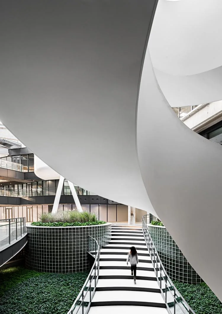 BIM Architecture | Old Factory Turning into New Garden - Zhongguancun Digital Innovation Industry Base/QUCESS Stone Cleaning Design