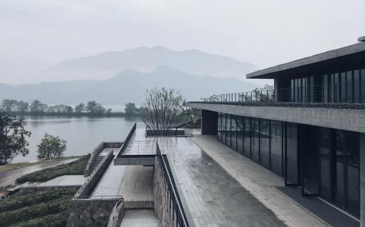 BIM Architecture | Defined Landscape: Fishing Village Tea House/Meng Fanhao - ad x line+