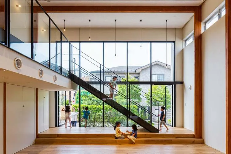 BIM Architecture | AKN Nursery, Akishino City Forest House/Hibino Design+Youji no Shiro