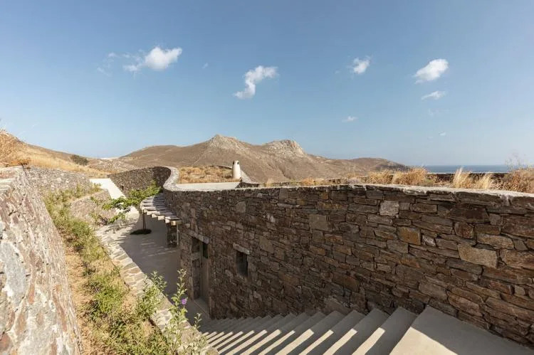 BIM Architecture | A Stone Wall Cabin Hidden in the Mountains of Serives, Greece