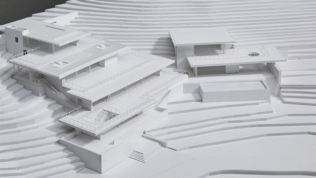 BIM Architecture | Defined Landscape: Fishing Village Tea House/Meng Fanhao - ad x line+