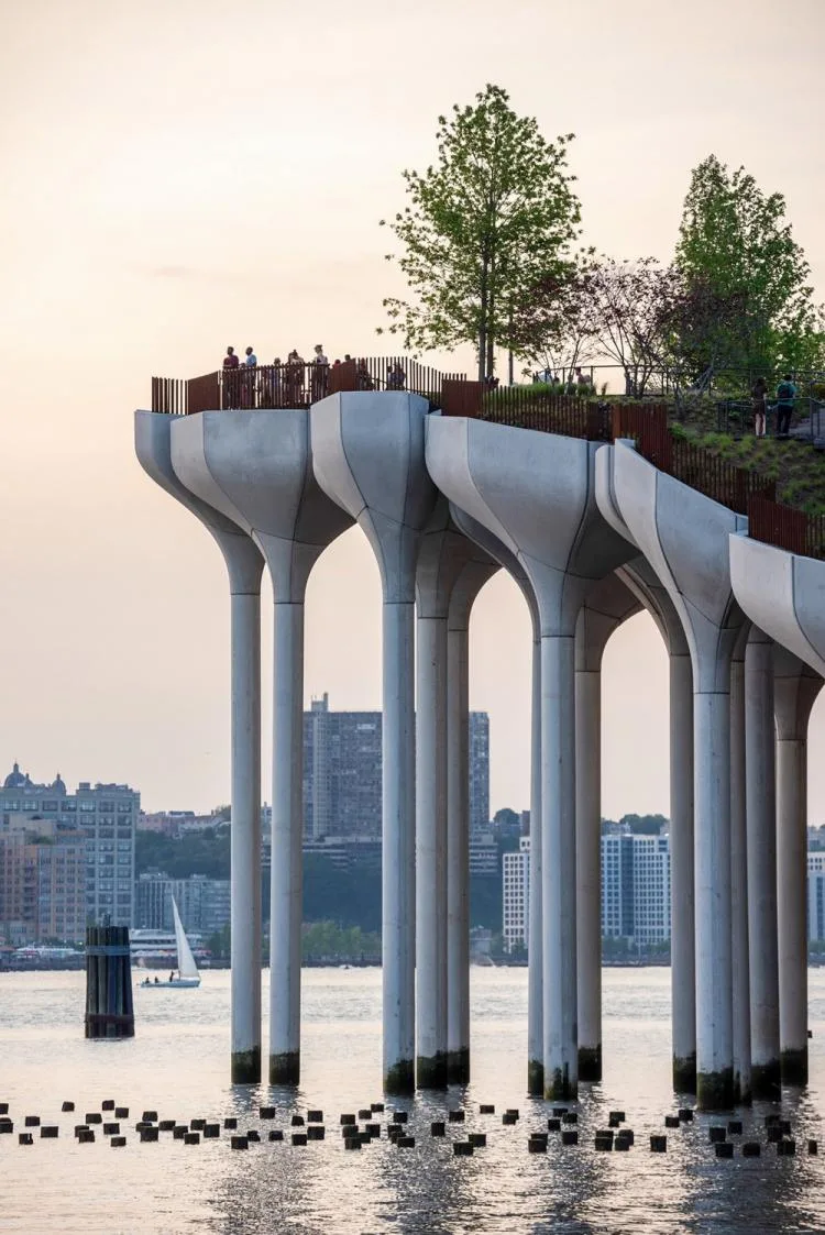 BIM Architecture | Genius Architect Heatherwick's New Work: Hudson River Island Park/Heatherwick Studio