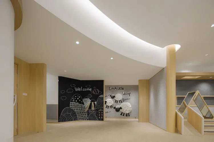 BIM Architecture | Guancui International Kindergarten, Open Children's Exploration Teaching Space/VMDPE Roundway Design