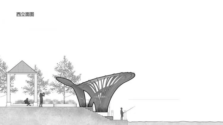 BIM Architecture | Huanglongbin Water Bamboo Corridor/Vertical Beam Society+School of Architecture, South China University of Technology