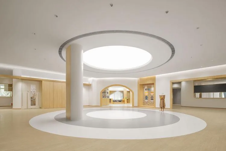 BIM Architecture | Guancui International Kindergarten, Open Children's Exploration Teaching Space/VMDPE Roundway Design