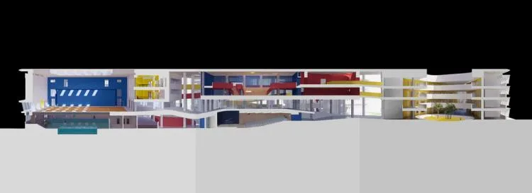 BIM Architecture | Haikou Jiangdong Huandao Experimental School/Ji · Architectural Firm (TAO)