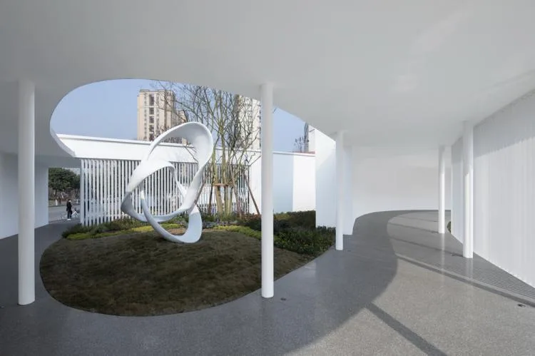 BIM Architecture | Su Po Art Gallery/Small Hidden Architecture - Corridor Bridge Imagery, a Picture of Light and Shadow