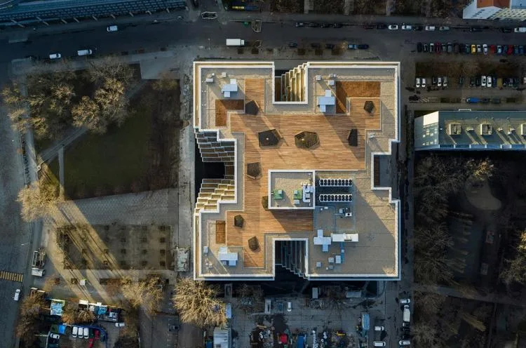 BIM Architecture | Progressive Facade, Berlin Overtown Complex UP! Berlin/JASPER Architects