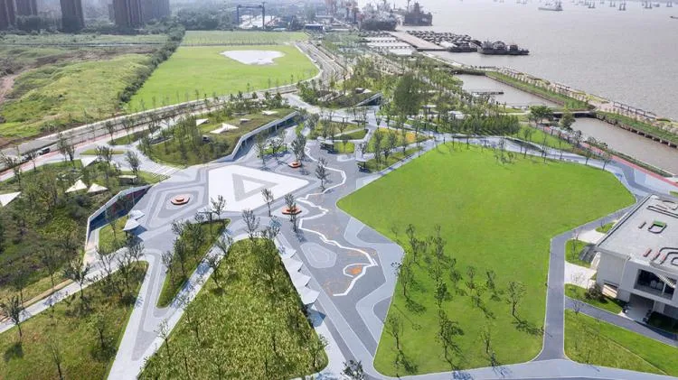 BIM Architecture | Jiangyin Binjiang Park China, Jiangsu/BAU Architecture and Urban Design Firm