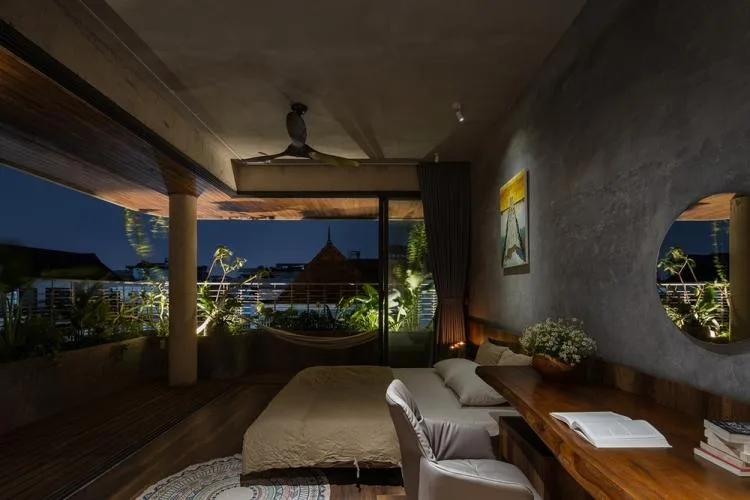 BIM Architecture | Ho Chi Minh City Flower Lady's Home, a cluster of natural green in the original/H.2