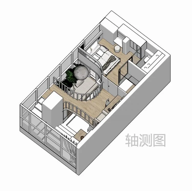 BIM Architecture | Bridge House Loft Commercial and Residential Apartment/Theater Architecture Design