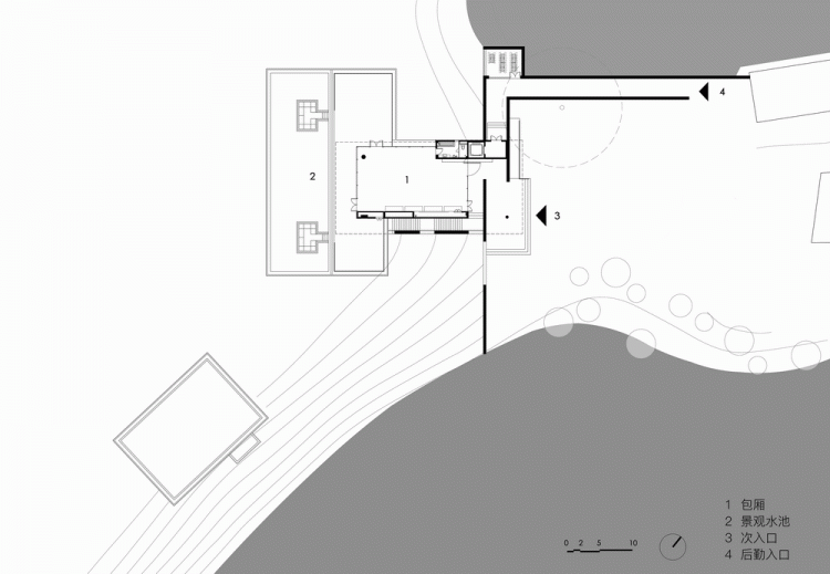 BIM Architecture | Defined Landscape: Fishing Village Tea House/Meng Fanhao - ad x line+