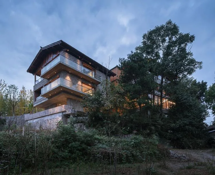 BIM Architecture | Ma'ershan Village · Linyushanfang Homestay Hotel, Zhangjiajie/Jianlin Architectural Design Firm, Hunan