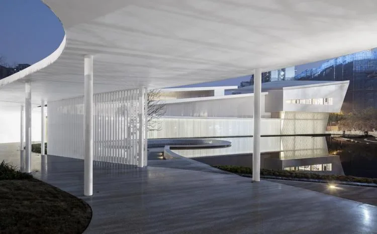 BIM Architecture | Su Po Art Gallery/Small Hidden Architecture - Corridor Bridge Imagery, a Picture of Light and Shadow