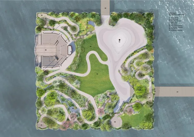 BIM Architecture | Genius Architect Heatherwick's New Work: Hudson River Island Park/Heatherwick Studio