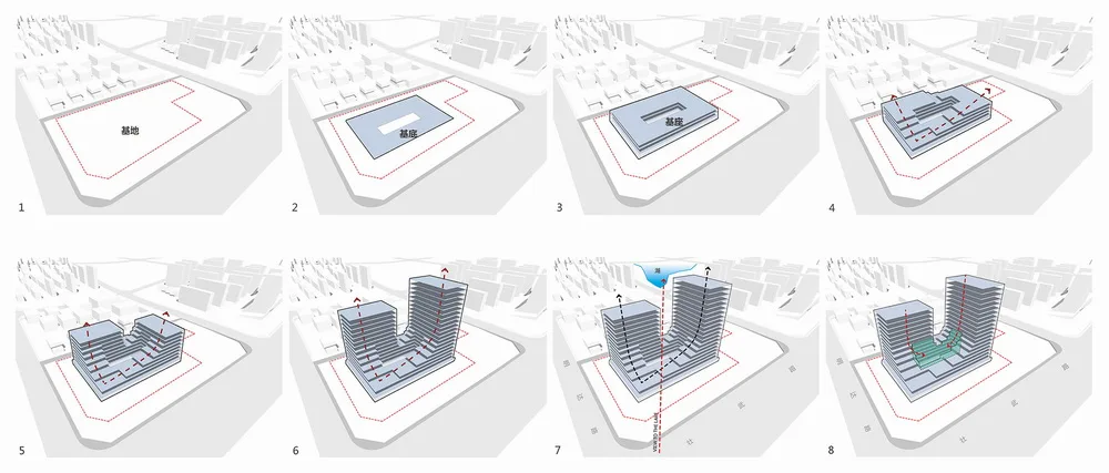 BIM Architecture | Haier International Plaza Phase I/DC International · C+D Design and Research Center