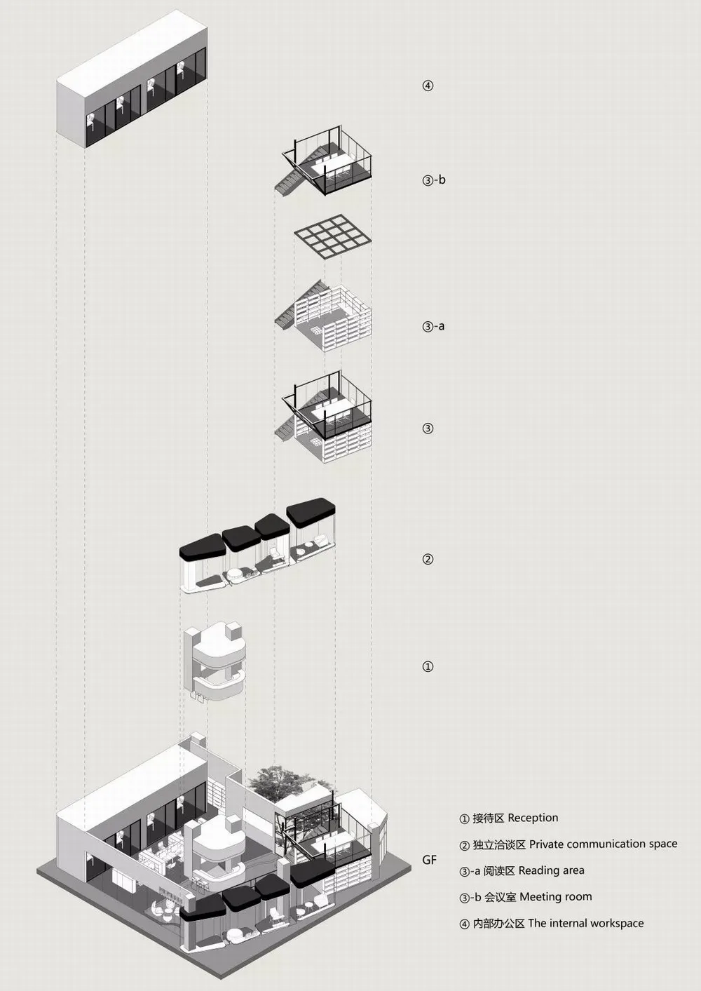 BIM Architecture | Gentle Interpretation of Law Firms/Wei Tao Architecture Firm
