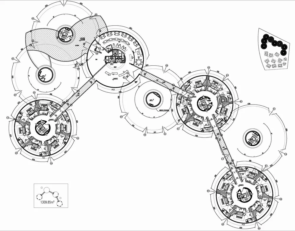 BIM Architecture | Growing Architecture - Greenland Annan Youyi Yunqi Boutique Hotel/PTA Shanghai Botao