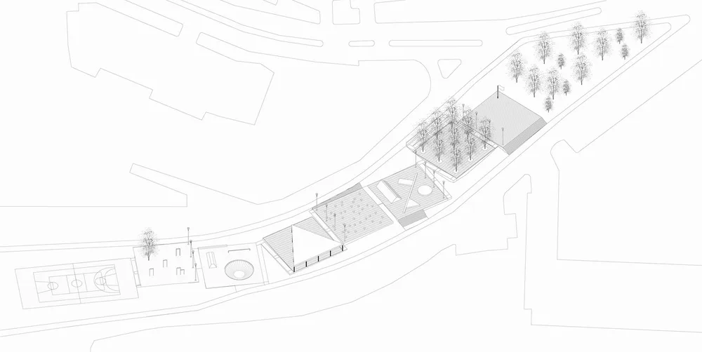 BIM Architecture | 'Nine Blocks' Square/PRODUCORA