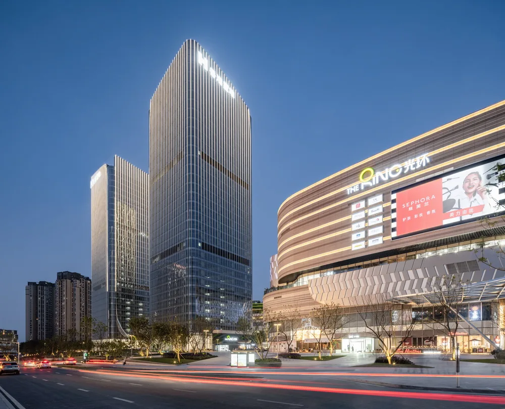 BIM Architecture | Hong Kong Land Chongqing Halo The Ring Shopping Park - PHA Paiang International Architectural Design