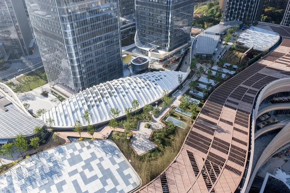 BIM Architecture | Hong Kong Land Chongqing Halo The Ring Shopping Park - PHA Paiang International Architectural Design