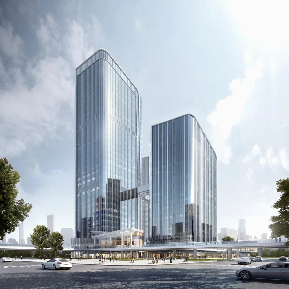 BIM Architecture | China Merchants Shekou Xi'an Silk Road Center/Shanghai Sanyi