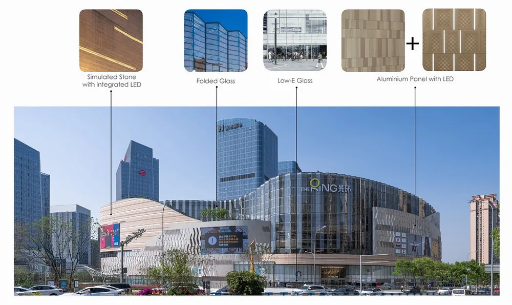 BIM Architecture | Hong Kong Land Chongqing Halo The Ring Shopping Park - PHA Paiang International Architectural Design