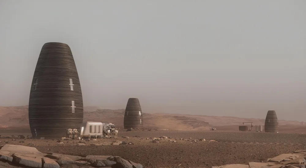 BIM Architecture | CAA LAB | Future Human Habitat | Mars, Here We Are!