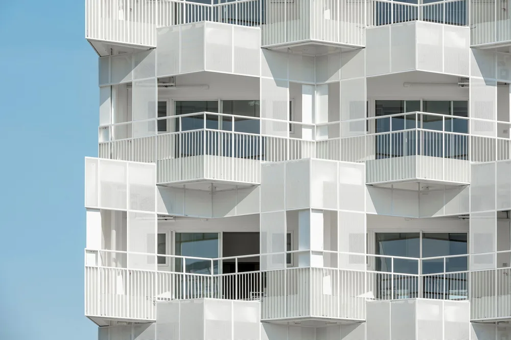 BIM Architecture | White Angel's Skyscraper Courtyard Dormitory Building/Plan Architect
