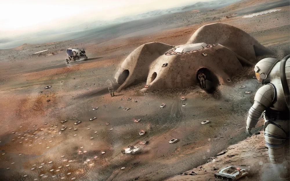 BIM Architecture | CAA LAB | Future Human Habitat | Mars, Here We Are!