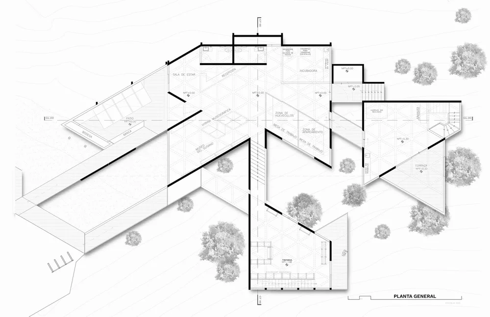 BIM Architecture | Concerto of Blocks: Mexican Silkworm Garden/LAMZ Arquitectura