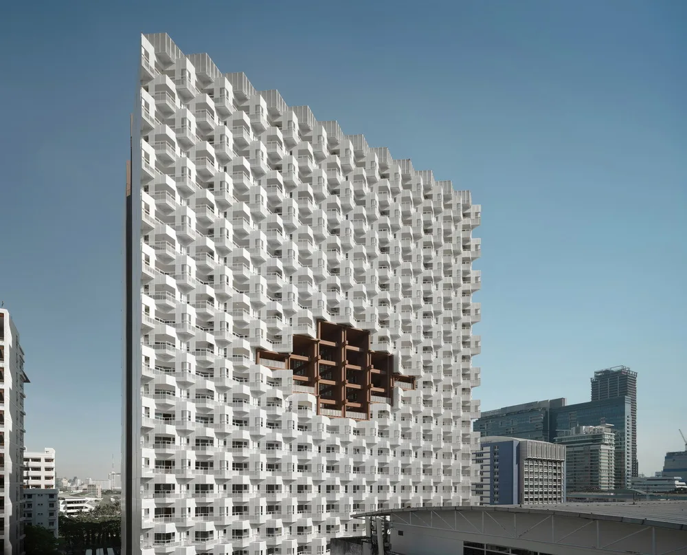 BIM Architecture | White Angel's Skyscraper Courtyard Dormitory Building/Plan Architect
