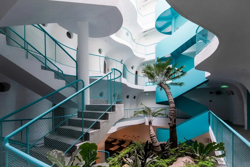 BIM Architecture | If the building is a wave: Le Bouton Hotel/D1 Architectural Studio