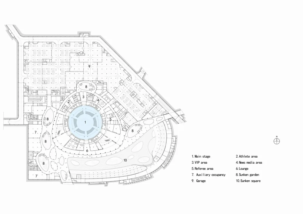 BIM Architecture | Hangzhou Beijingyuan Ecological Park and Esports Center/Zhongnan Architecture