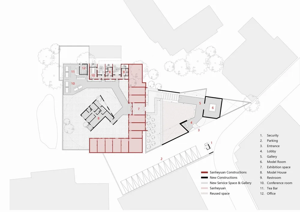 BIM Architecture | Reconstruction of Triad Courtyard/CYS.ASDO