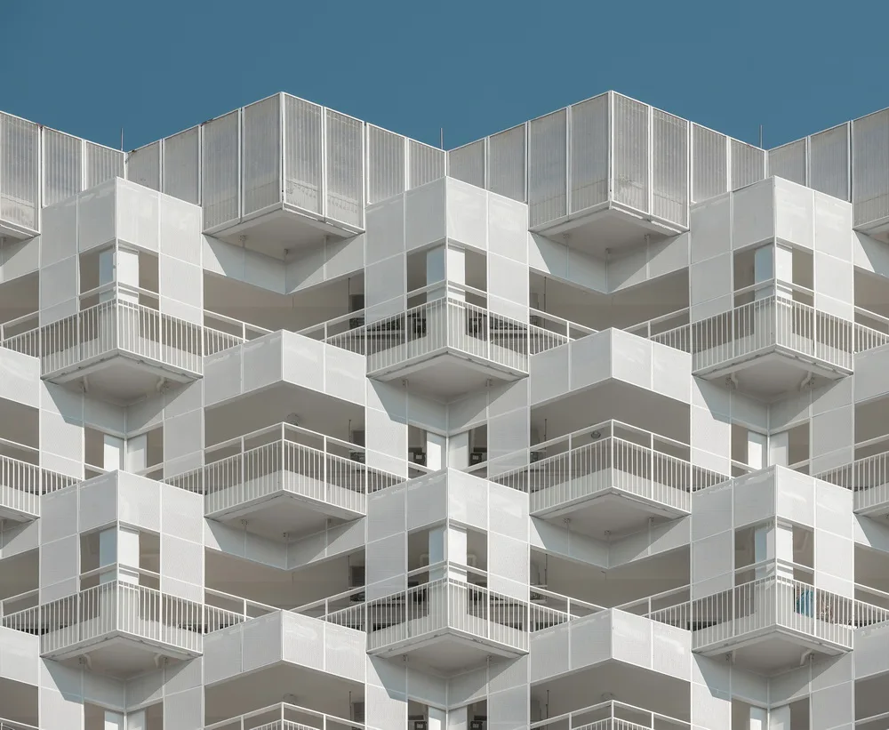 BIM Architecture | White Angel's Skyscraper Courtyard Dormitory Building/Plan Architect