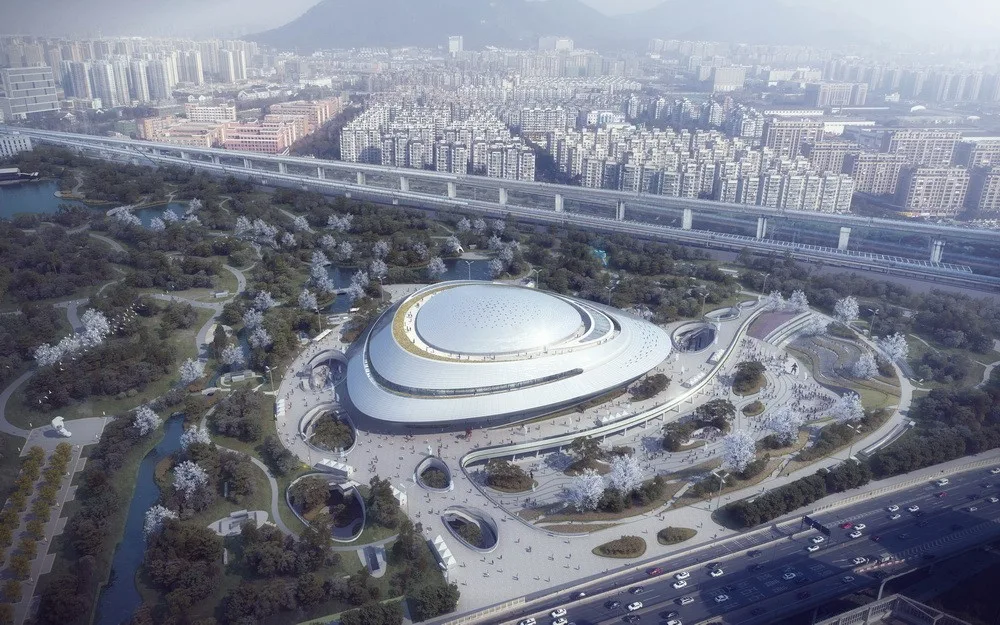 BIM Architecture | Hangzhou Beijingyuan Ecological Park and Esports Center/Zhongnan Architecture