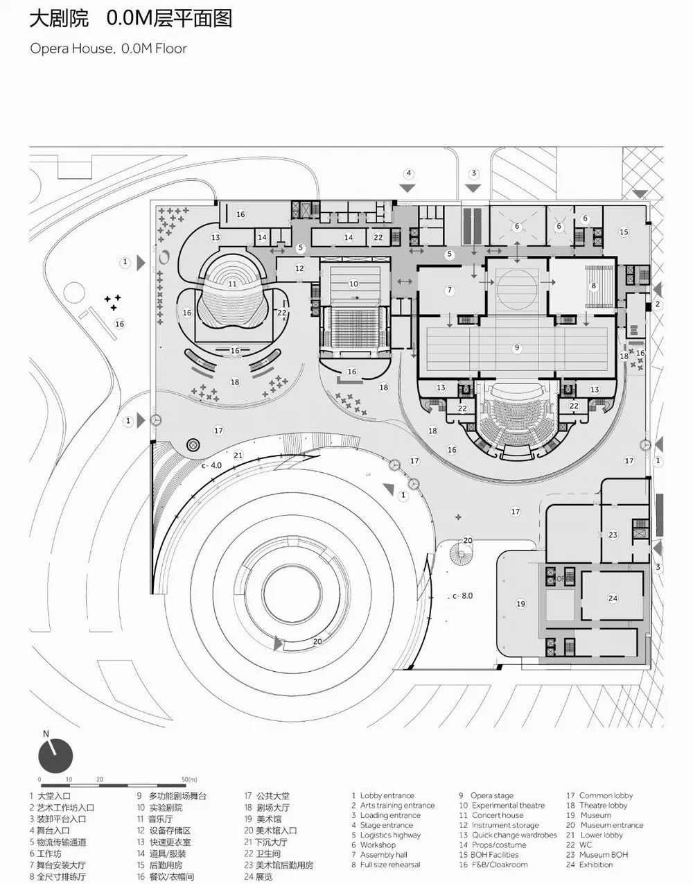 BIM Architecture | Shunde Opera House/Nordic Office of Architecture, Guangdong