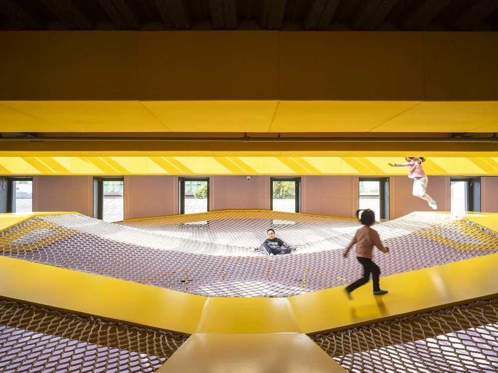 BIM Architecture | Hilltop and Pipe Slide: The Playscape Children's Growth Center/Unaware Architecture