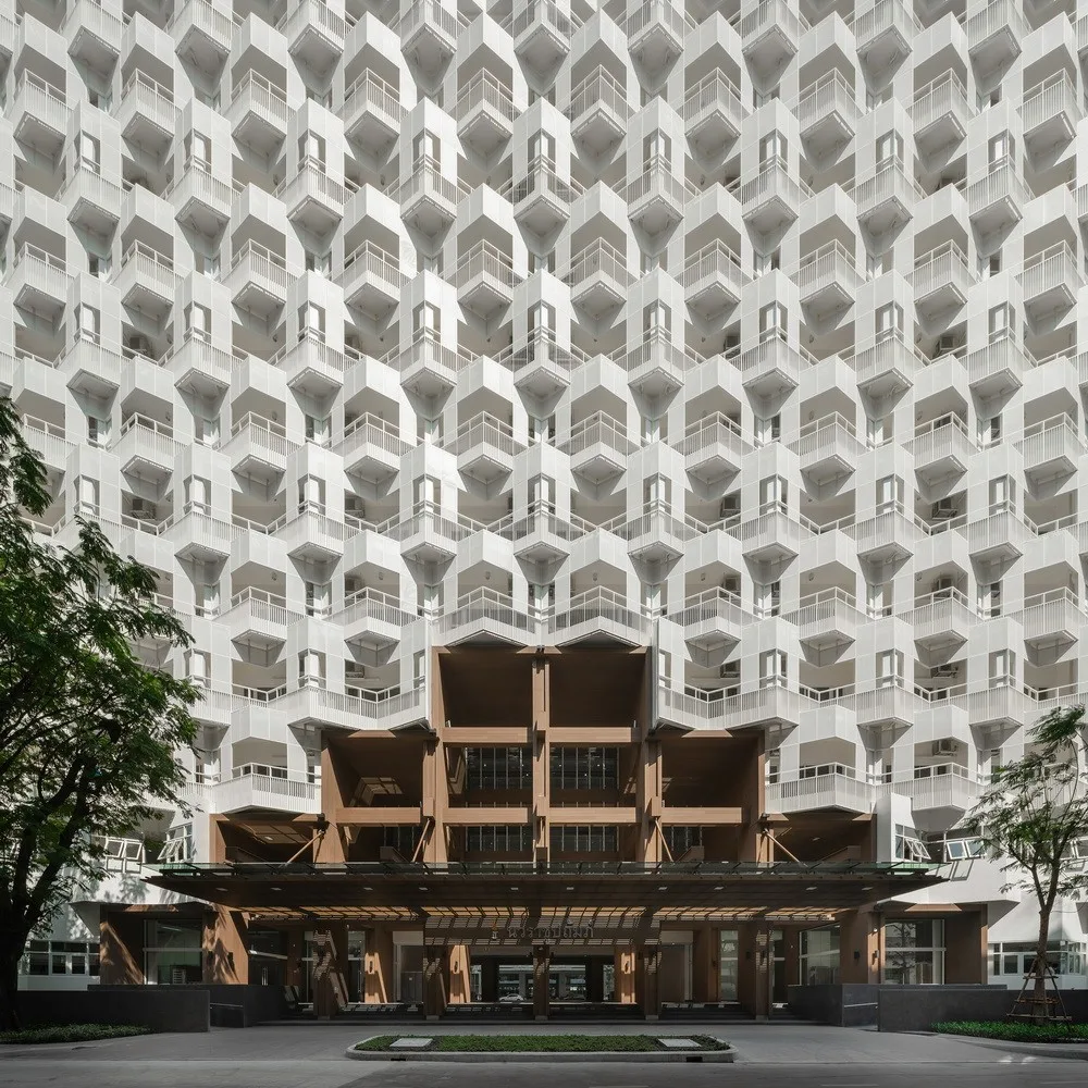 BIM Architecture | White Angel's Skyscraper Courtyard Dormitory Building/Plan Architect