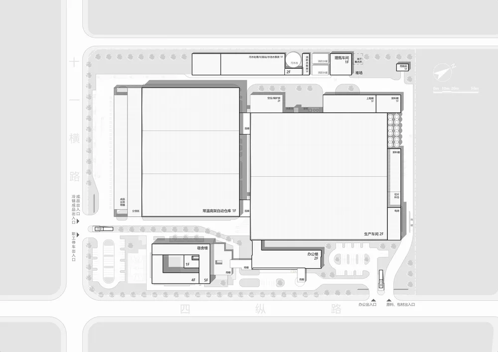 BIM architecture | Ordering soda is as simple as that! Vita Food and Beverage Production Center/ZZT Industrial Building