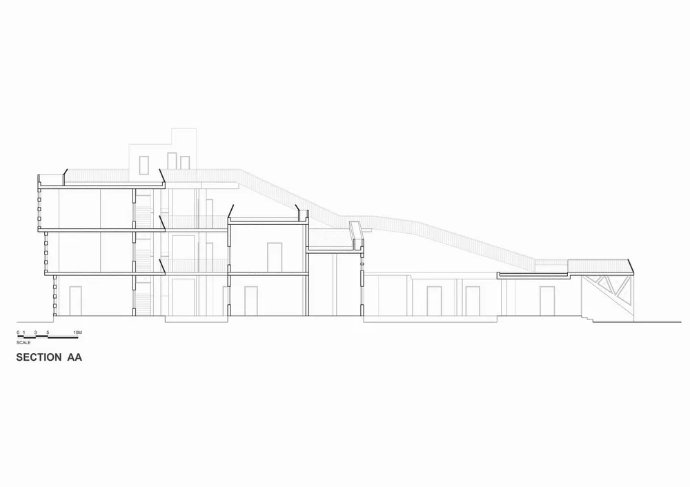 BIM Architecture | Inspired by the triangular cheese in cartoons! /SferaBlu Architects
