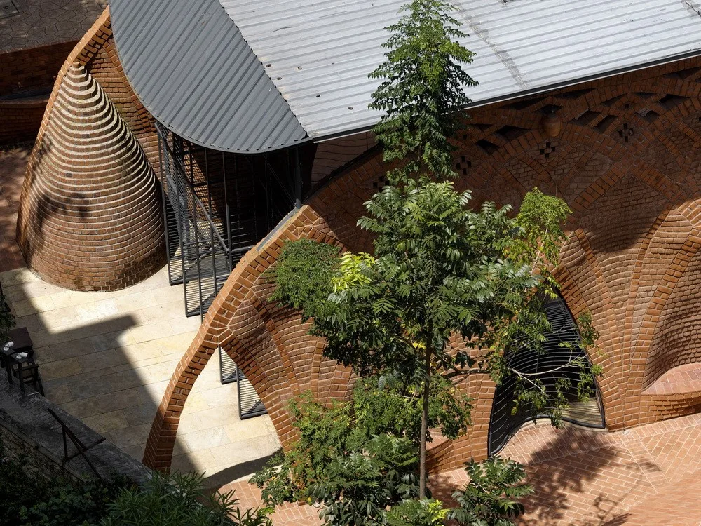 BIM Architecture | Red Oasis in Reinforced Cement/PMA Madhushhala