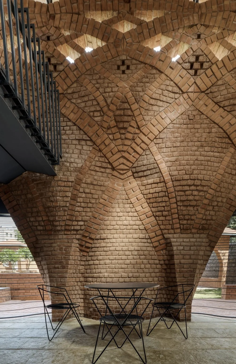 BIM Architecture | Red Oasis in Reinforced Cement/PMA Madhushhala