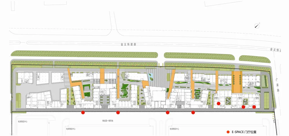 BIM Architecture | China's First Professional E-commerce Industrial Park: Cainiao Jinyi E-commerce Industrial Park/Zhubo Design · Beijing Company